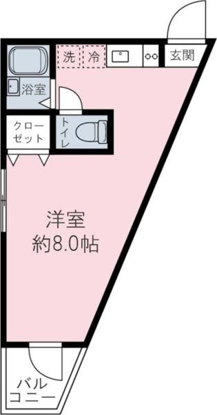 ラルク　アン　デエスの間取り|間取りです。