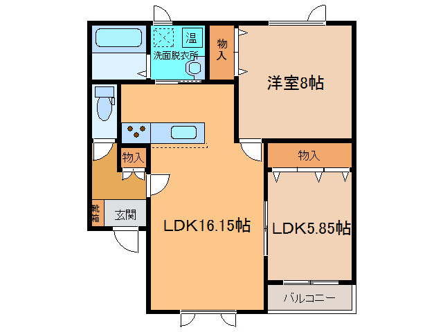 ノルドKの間取り