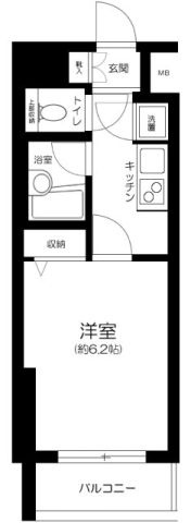 菱和パレス田園調布東の間取り|間取りです。