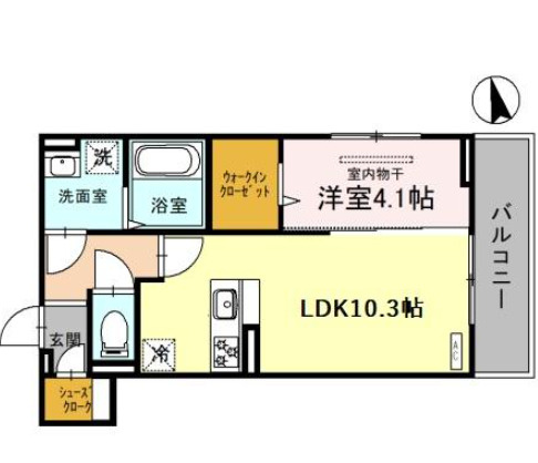 【間取り】 | Ｄ'フォレスタ初芝Ⅱ