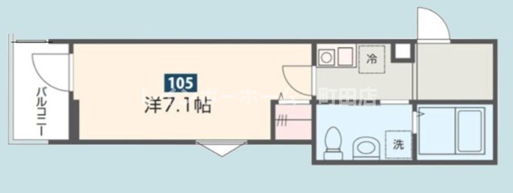 MELDIA相模大野※初期費用分割後払いサービス利用可能物件の間取り
