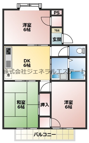 シャルム谷の間取り