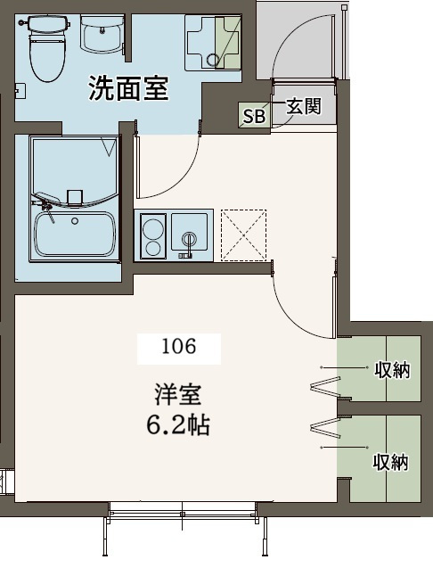 Agrande Nishi-Kokubunji（エイグラン西国分寺）の間取り