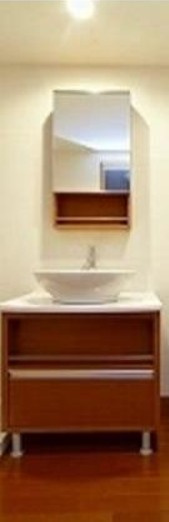 葛飾区金町３丁目の賃貸マンションの独立洗面台