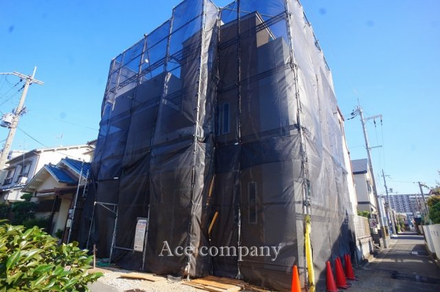 【外観】 | 八尾市北本町3丁目 | 【北東角地☆ローン控除対象、省エネ基準適合住宅☆】ローン返済目安：月々約108181円（頭金0円、変動金利0.875％、返済期間40年、ボーナス払い無しで試算しています）