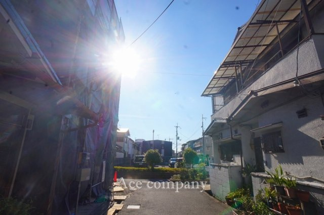 【前面道路含む現地写真】 | 八尾市北本町3丁目 | 【前面道路：北側幅員4.0ｍ】