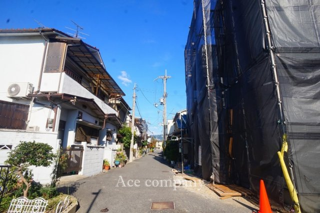【前面道路含む現地写真】 | 八尾市北本町3丁目 | 【前面道路：北側幅員4.0ｍ】