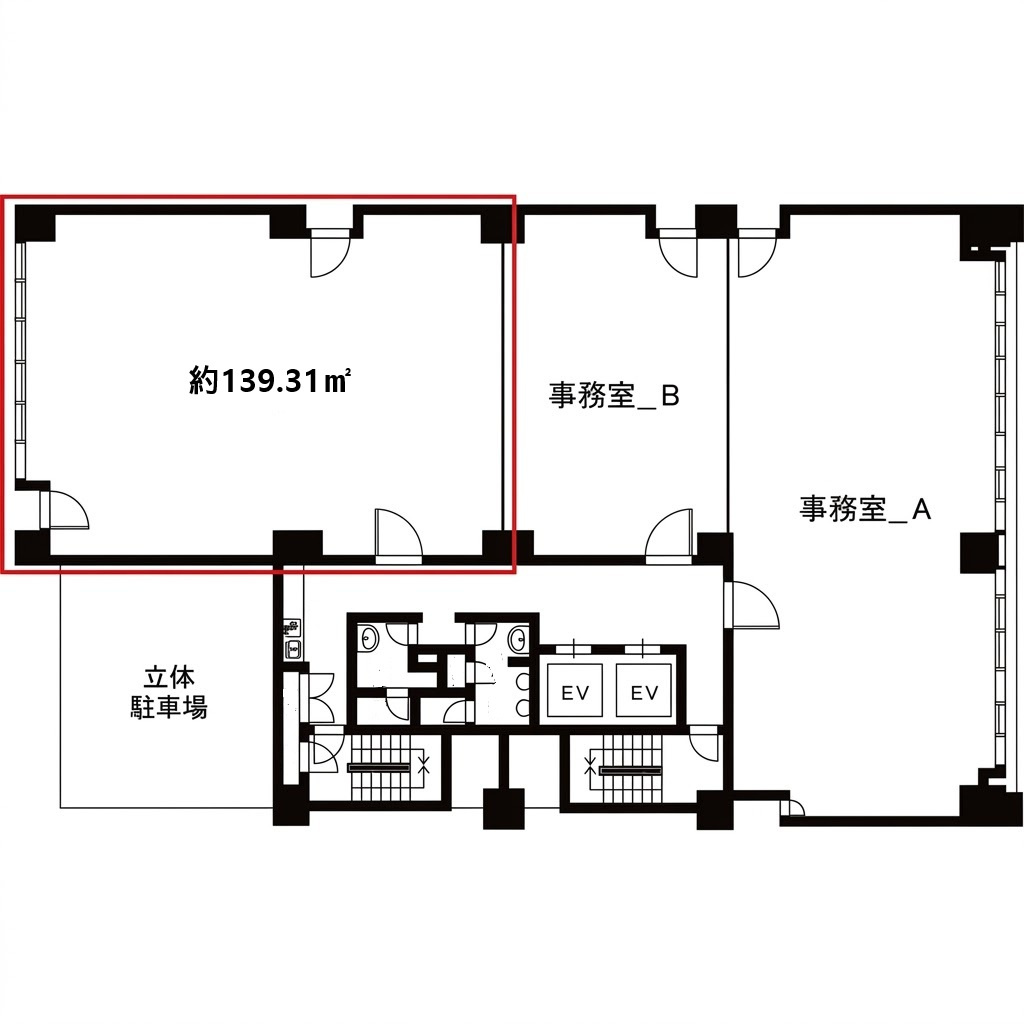 おおきに御堂筋瓦町ビルの間取り