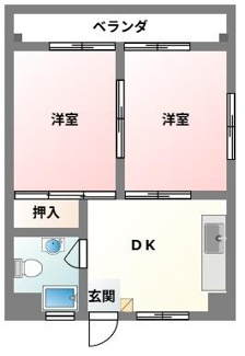 【間取り】 | コーポ嘉数 | コーポ嘉数★那覇市上間エリア