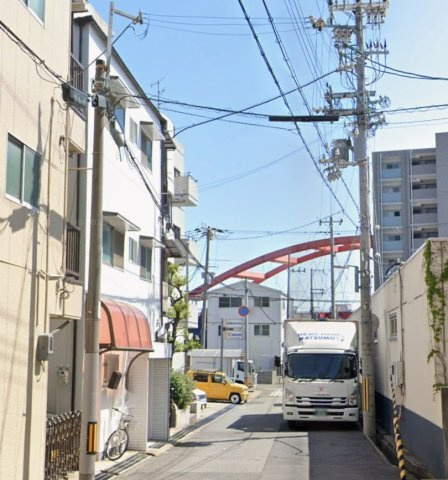 御影塚町1丁目の前面道路含む現地写真|前面道路も広いので車の出し入れもしやすいです