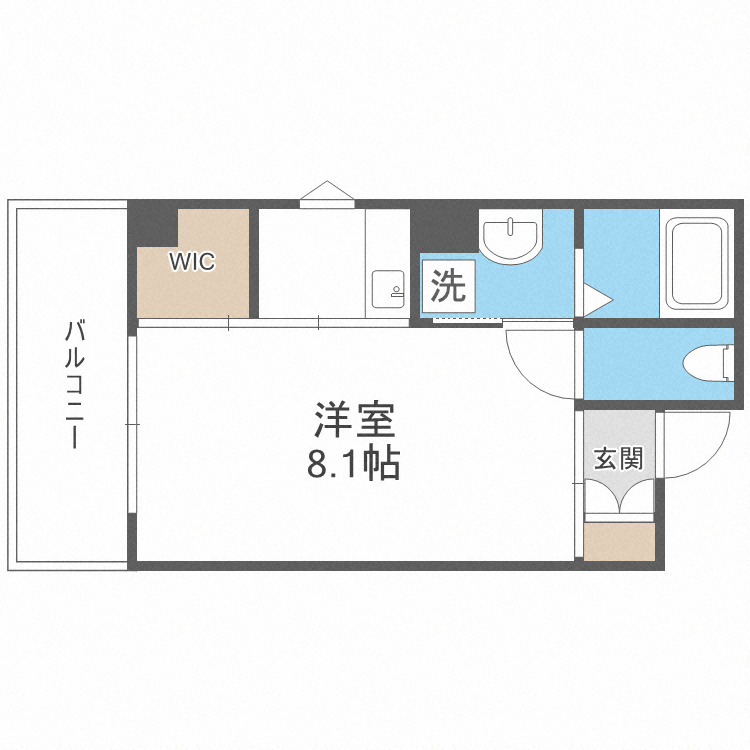 ユニッソン朝潮橋の間取り
