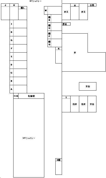 MYシャトレーの収納