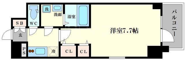 エスリード本町レジデンスの間取り