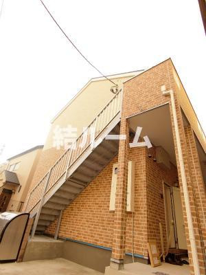 板橋区小茂根４丁目のアパートのエントランス