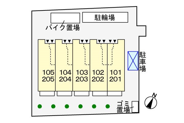 敷地の配置図です！