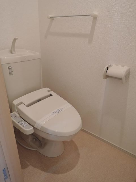 温水洗浄便座です！