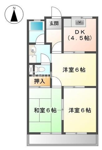 グリーンスクウェアＧの間取り