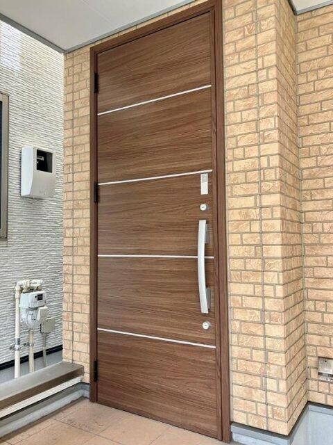 山王戸建のエントランス