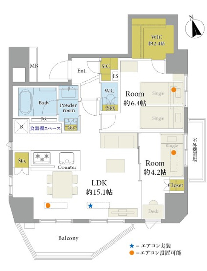 【間取り】 | プレシス東日暮里エアマークス