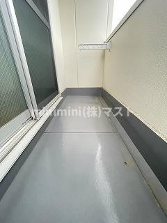 プレアデス玉造東のバルコニー