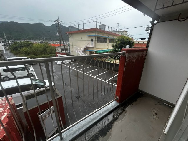 松本マンションのバルコニー