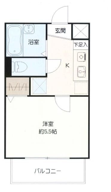 スカイコート東日本橋の間取り|間取りです。