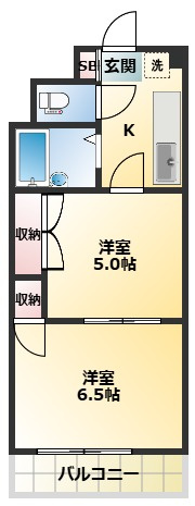 ベルハイツの間取り