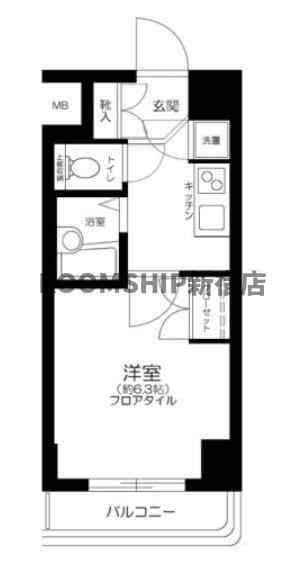CYNTHIA　FOUR-D GOTANDA-WESTの間取り