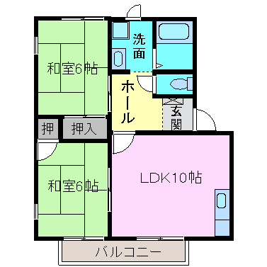 メゾンルミエール　Ｂの間取り