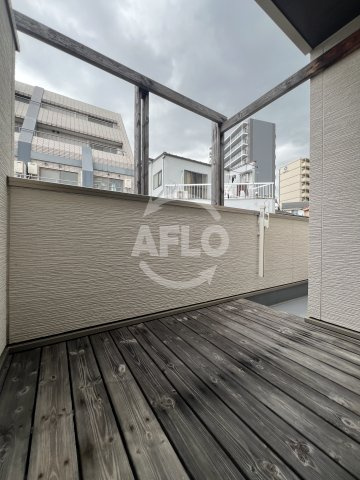 リバージュテラス木川の展望|バルコニー