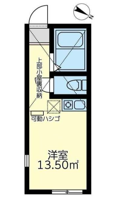ユナイト上大岡リューベックの間取り