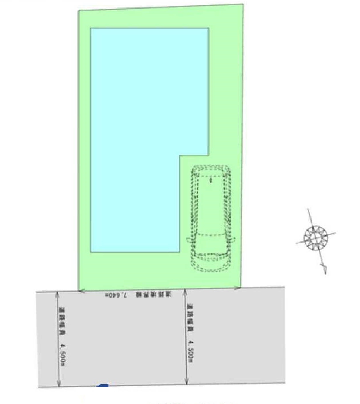 【横浜市泉区下和泉4丁目11-7全1棟新築戸建て】★仲介手数料無料★（下和泉小学校・泉が丘中学校）の区画図
