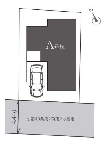 【横浜市泉区中田南1丁目39-8全1棟新築戸建て】★仲介手数料無料★（葛野小学校・汲沢中学校）の区画図