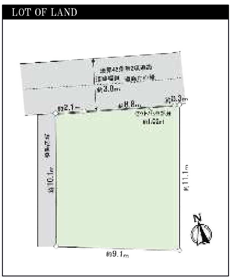 【横浜市泉区上飯田町2289新築戸建て】★仲介手数料無料★（飯田北いちょう小学校・上飯田中学校）の区画図