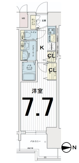 【間取り】 | エステムコート名古屋ライブゲート