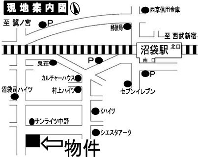 【地図】 | シエスタ沼袋