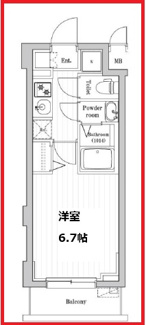 【間取り】 | エスピーコート亀有