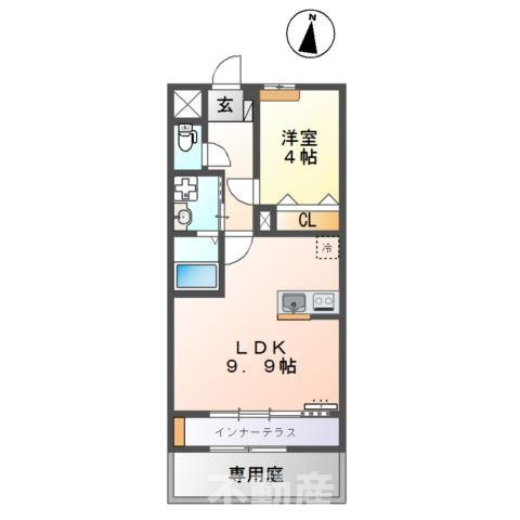 シャンボール南高江の間取り