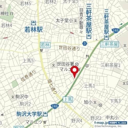 【地図】 | 日神パレステージ三軒茶屋Ⅱ