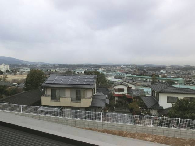 熊本市北区清水岩倉２丁目のアパートの展望