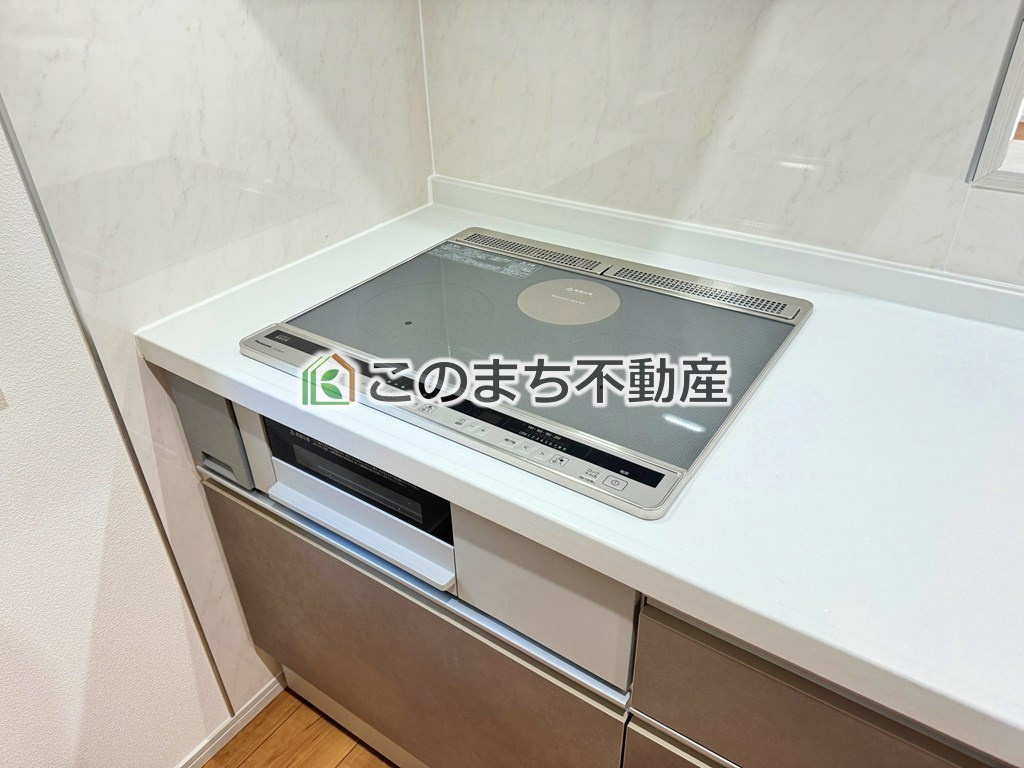 いろどりアイタウン那須塩原市埼玉26-P1のキッチン|IHクッキングヒーターで調理もお掃除も楽々です♪