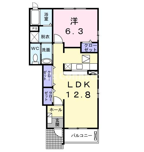 【間取り】 | エレガンシアＢ棟