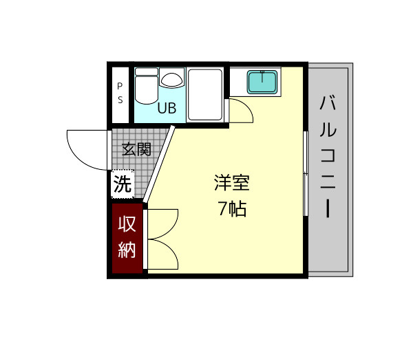 ハイツ内田の間取り
