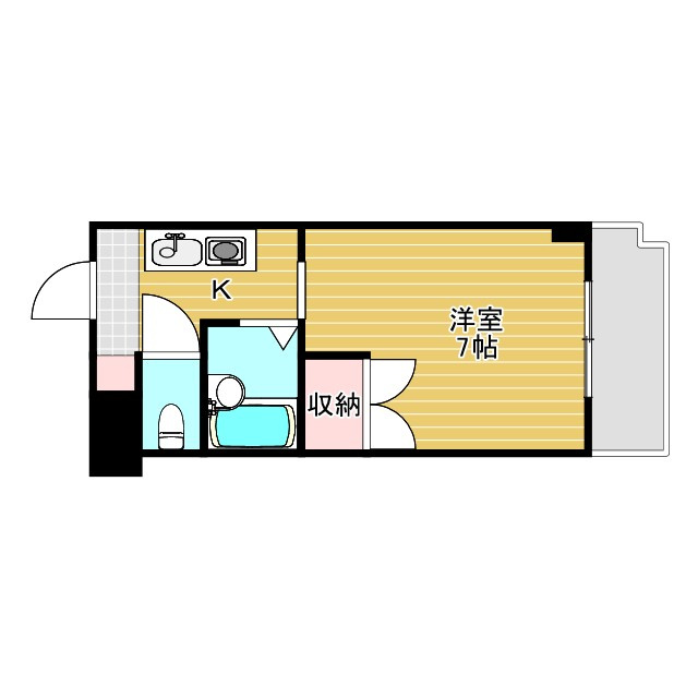 ジュネス蛍池の間取り