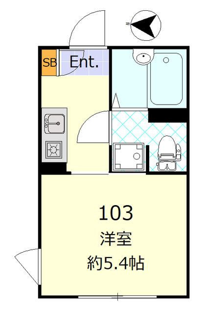 ドミール十条の間取り