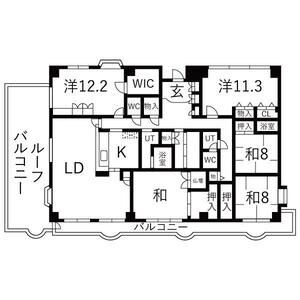 MIRUS岸和田の間取り