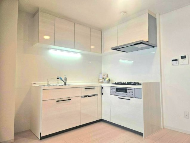 セルダン住吉川のキッチン|2026年6月　システムキッチン新調
家事動線に配慮されたＬ字型キッチン