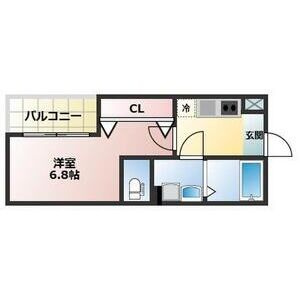 アプローズ新深江の間取り