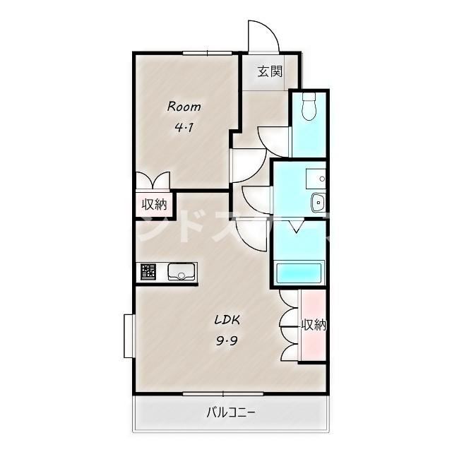 クレアの間取り|高崎、前橋のお部屋探しはエンドスケープまで！お客様の理想お聞かせ下さい♪