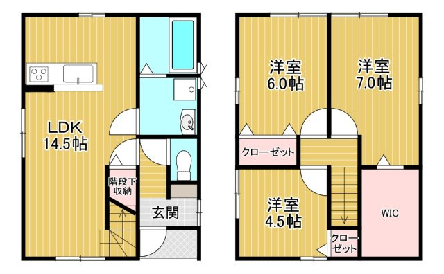 ココテラス新代の間取り